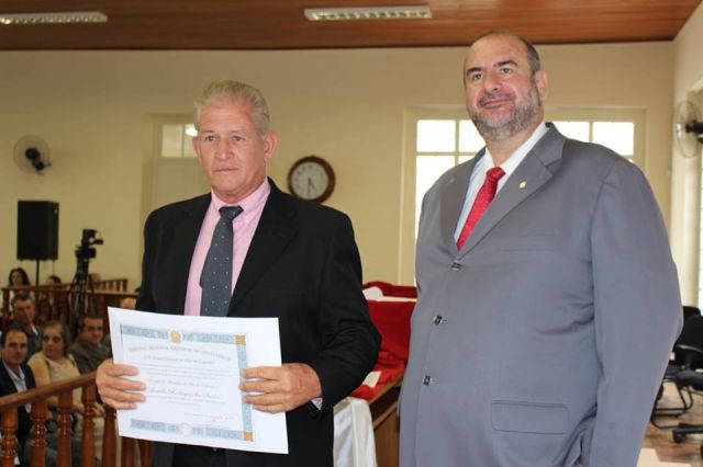 Diplomação do vereador Lincoln dos Santos