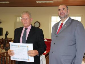 Diplomação do vereador Lincoln dos Santos
